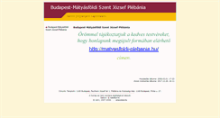 Desktop Screenshot of matyasfold.emecclesia.hu