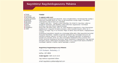 Desktop Screenshot of nagyteteny.emecclesia.hu